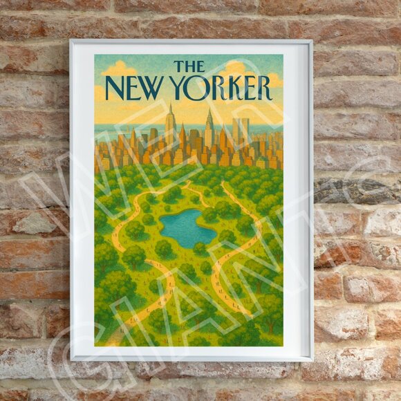The New Yorker Magazine 11"x17" Art Print - Picture 1 of 2